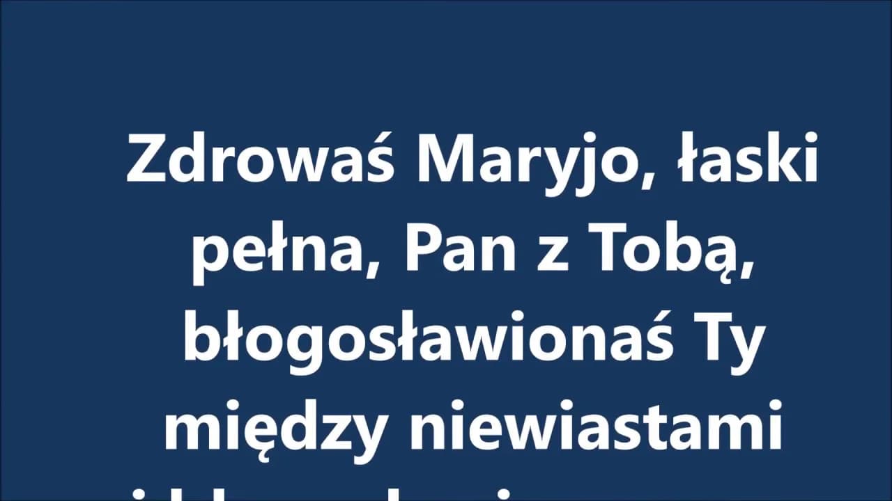 Zdrowaś Maryjo czy Mario - odkryj prawdę o modlitwie i jej znaczeniu